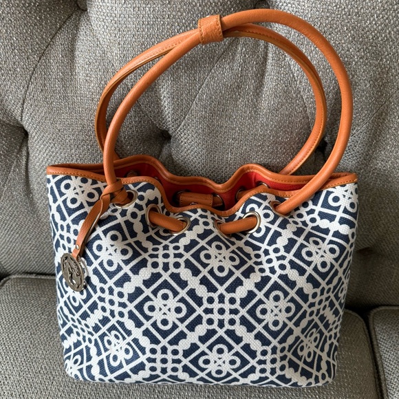 Spartina 449 Handbags - Spartina 449 Sailors Watch Canvas Leather Tote 🧜‍♀️